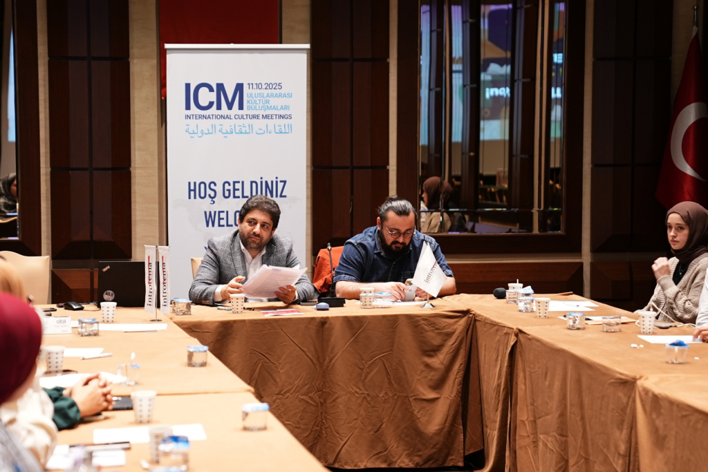 Organizers from Introtema addressing participants during the International Culture Meetings in İstanbul.