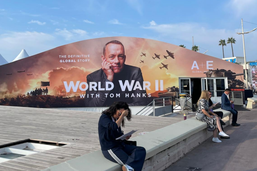 cannes festival enterance film banner
