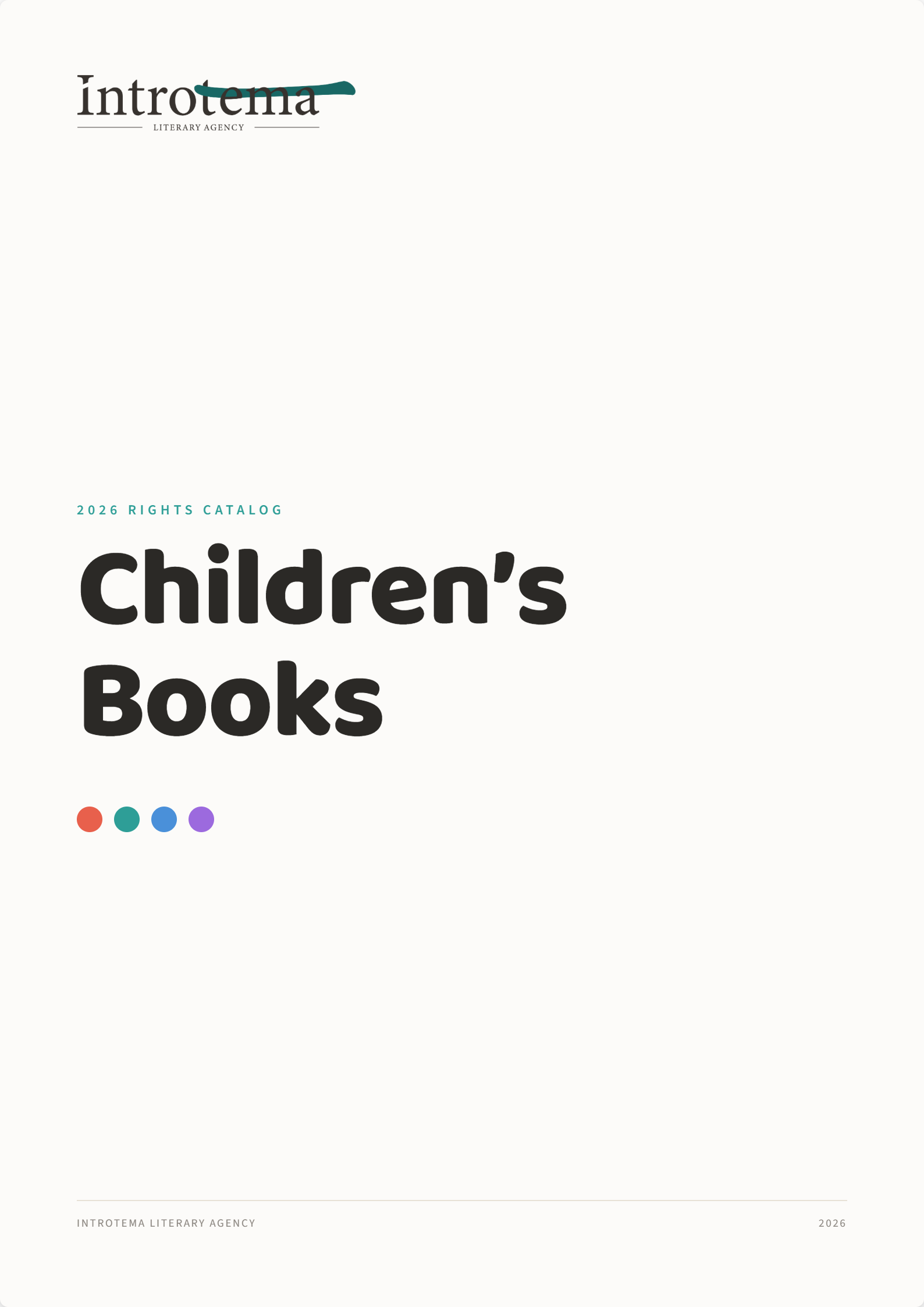 Children's Full Catalogue – Fall 2026