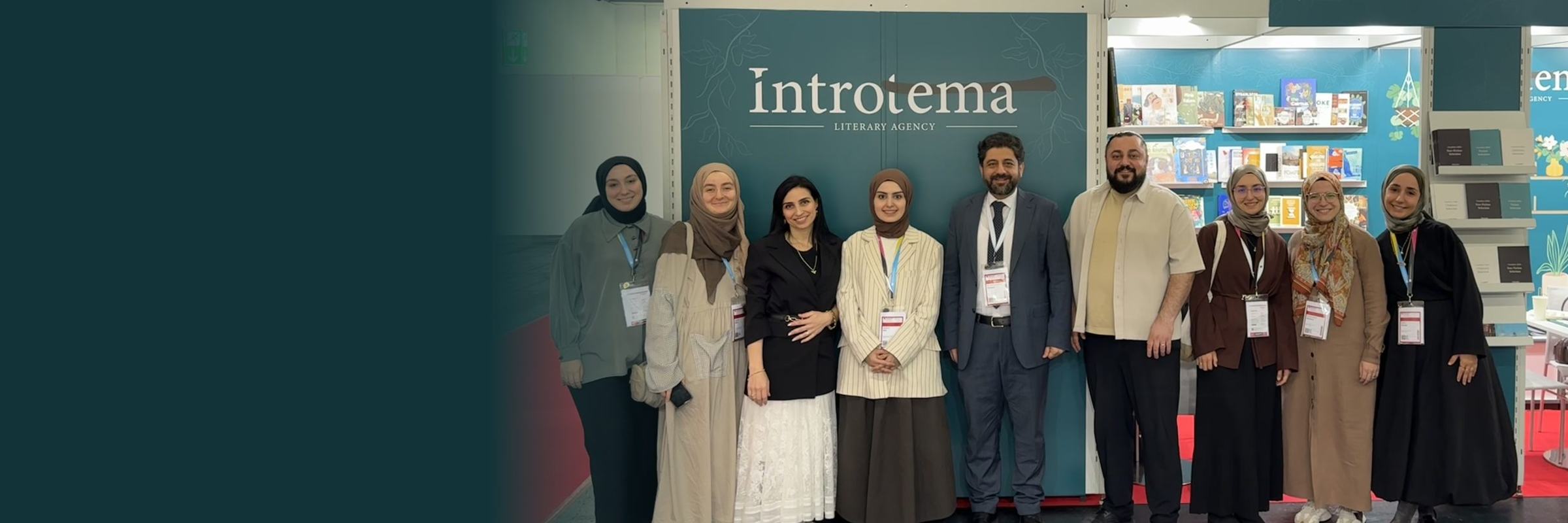 The İntrotema team at its stand at Frankfurter Buchmesse 2026